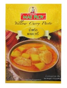 Pasta de Curry amarillo sobre por 50 g