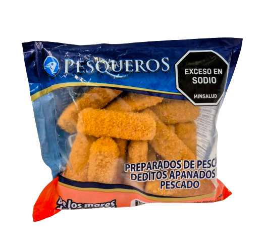Deditos De Pescado Apanados De Merluza
