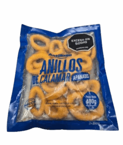 Anillos de calamar apanados x 400 grs