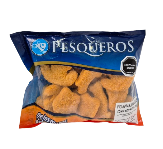 Figuritas Marinas Apanadas De Merluza