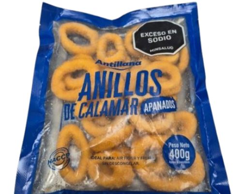 Anillos De Calamar Apanados x 400Grs
