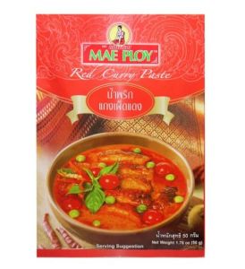 Pasta de Curry rojo sobre por 50 grs