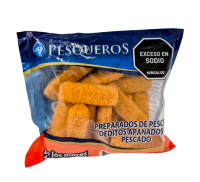 Deditos De Pescado Apanados De Merluza