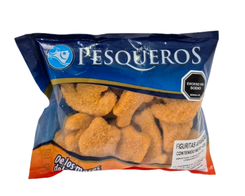 Figuritas Marinas Apanadas De Merluza