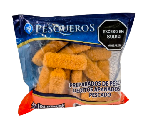 Deditos De Pescado Apanados De Merluza