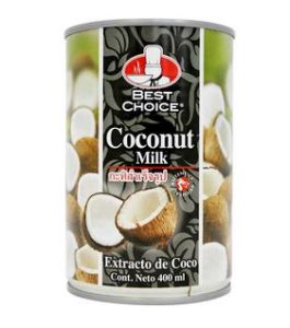 Leche de coco x 400 ml