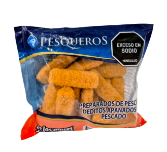 Deditos De Pescado Apanados De Merluza