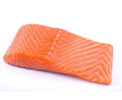 Porción de salmón Fresco x 250 grs.