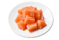 Salmón fresco para poke x 250 grs.