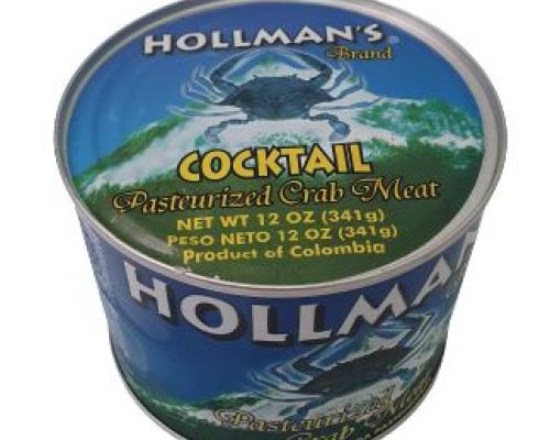 Muelas de cangrejo cocktail lata